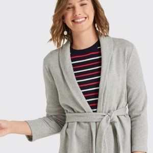 Draper James Gray Wrap Cardigan